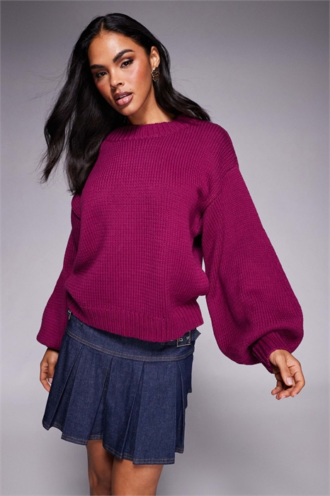 Свитер с рукавами-балонами «Harmony» артикул 148071649