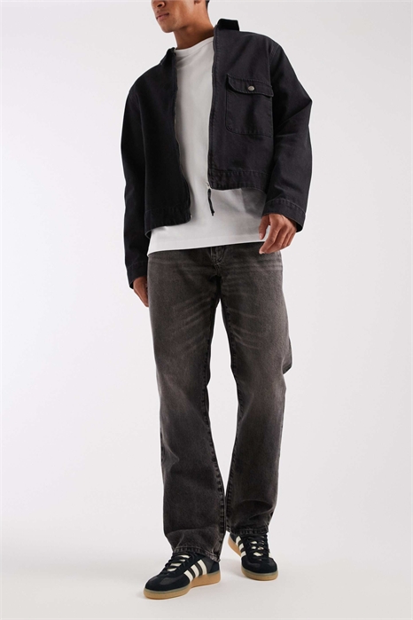 Джинсы с прямыми брючинами свободного кроя артикул 155313187