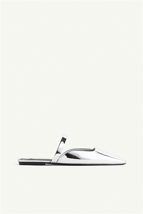 Мюли с металлическим покрытием артикул 1219445003