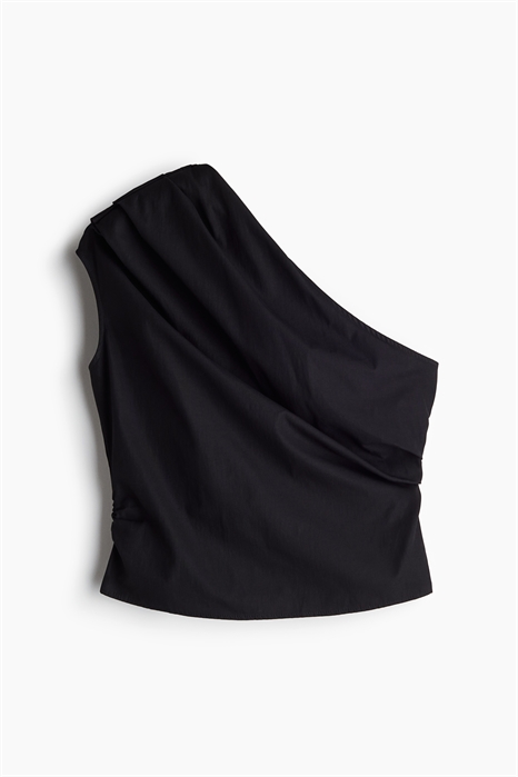 Драпированный топ на одно плечо артикул 1235421003