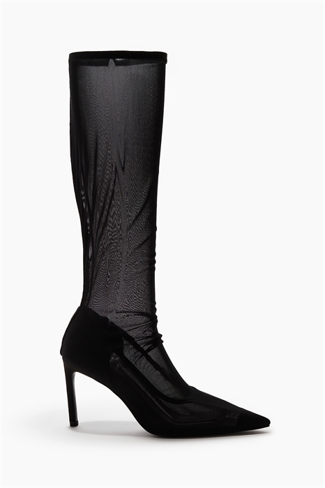 Сапоги с носком из сетки артикул 1259025001