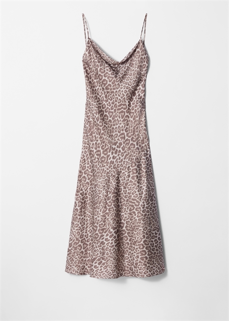 Платье-слип миди из атласа артикул 1267042004