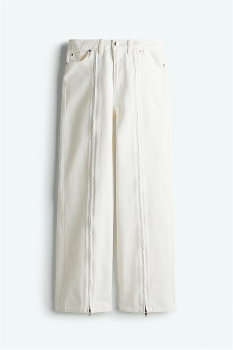 Джинсы на молнии артикул 1281149001