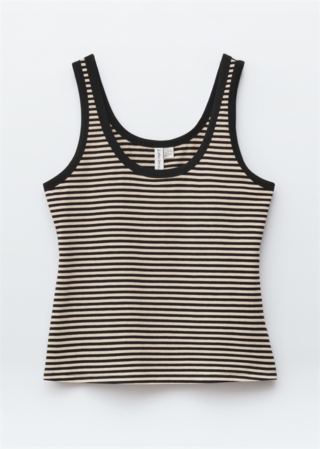 Майка с контрастной отделкой артикул 1304494003