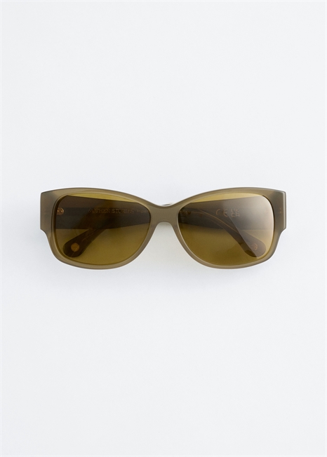 Солнцезащитные очки с овальной оправой артикул 1325985002