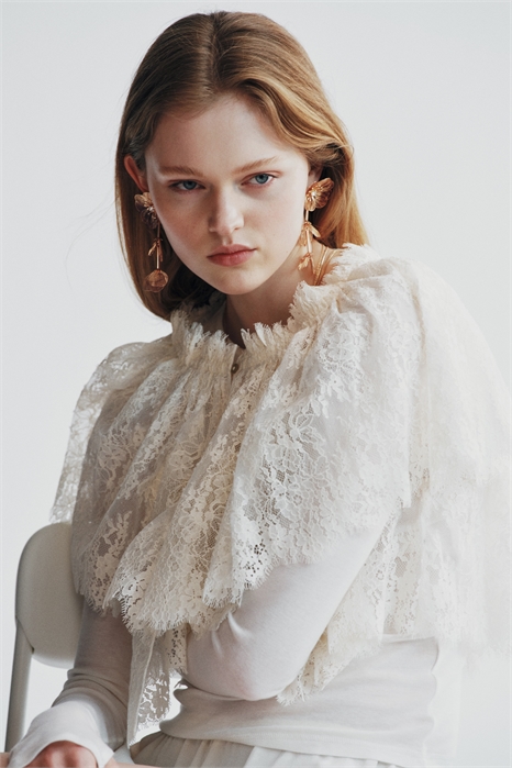 Серьги с подвесками в виде цветов артикул 1337077001