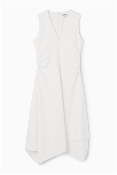 Асимметричное платье-миди со сборками артикул 1223501007