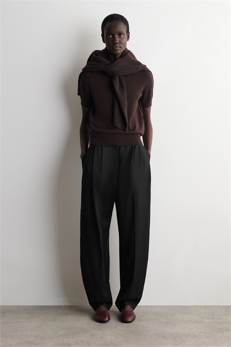 Минимальные кожаные балетки артикул 1283640003