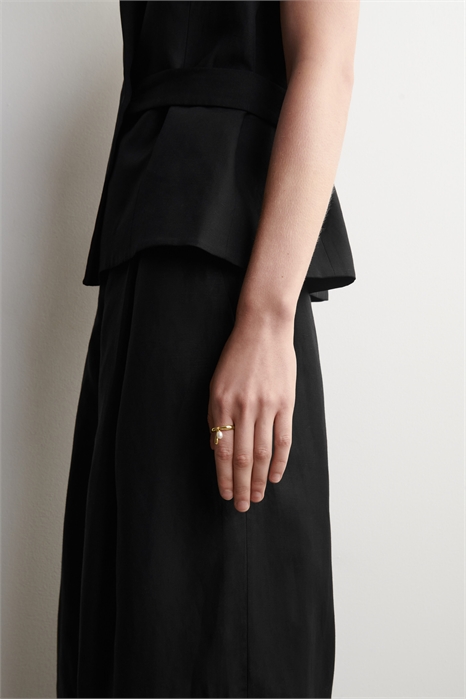 Кольцо с подвеской в форме капли артикул 1333258001