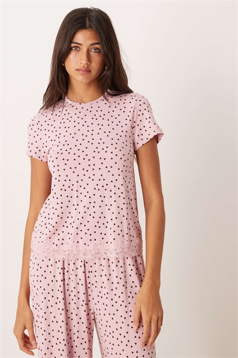 Детская майка с кружевной отделкой в стиле «микс-энд-матч» артикул 150036880