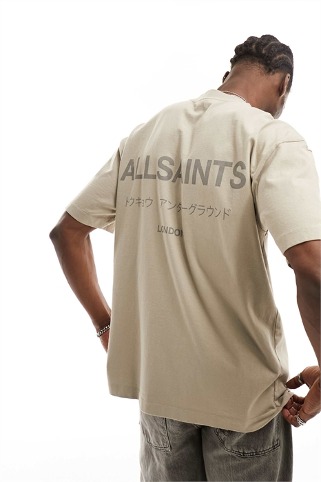 Футболка свободного кроя с принтом «Underground» артикул 132482118