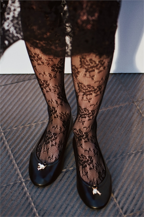 Балетки с декоративными элементами артикул 1319556001