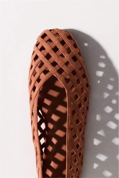 Балетки с плетеным дизайном артикул 1319576003