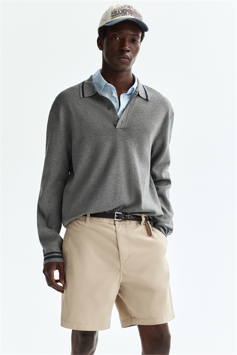 Шорты-чино свободного кроя артикул 1332028003