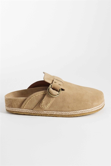 Сандалии-сабо из замши Turbach артикул 154057469