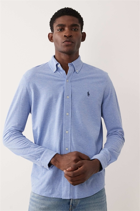 Футболка с длинным рукавом и логотипом в виде значка из хлопка артикул 154032136