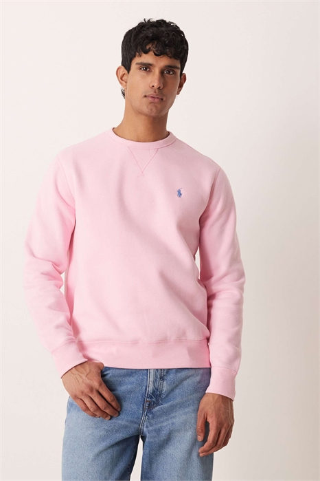 Толстовка с логотипом и круглым вырезом артикул 154008458