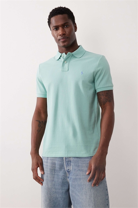 Поло с логотипом в виде значка, индивидуальный крой, пике артикул 154008396