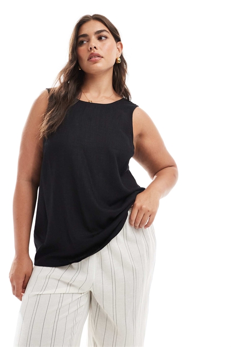 Жилет ASOS DESIGN Curve с вырезом на спине артикул 147796137