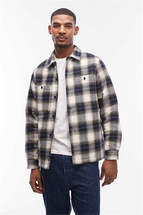 Фланелевая рубашка с стеганой подкладкой артикул 154709941