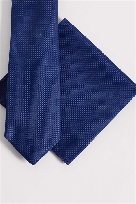 Галстук с текстурным рисунком и нагрудный платок артикул 154310793