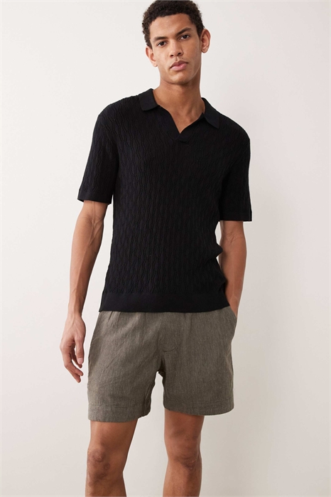 Шорты из смешанного льна, сшитые на заказ артикул 155999565