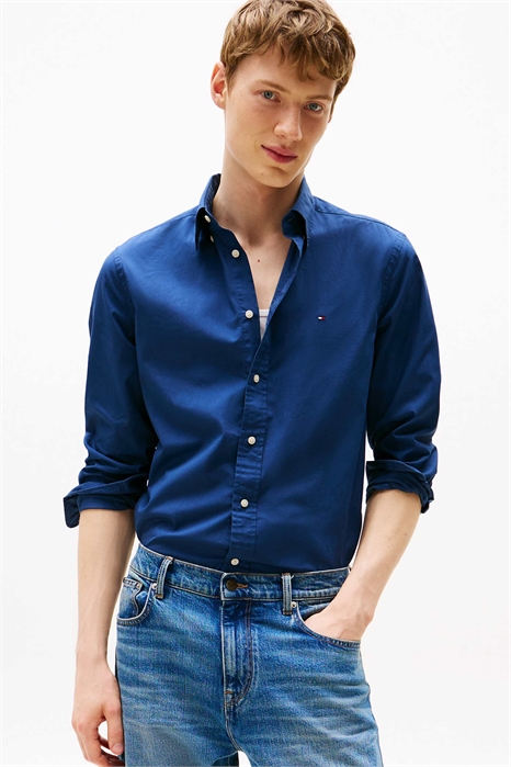 Рубашка из поплина с прямым кроем артикул 156188682