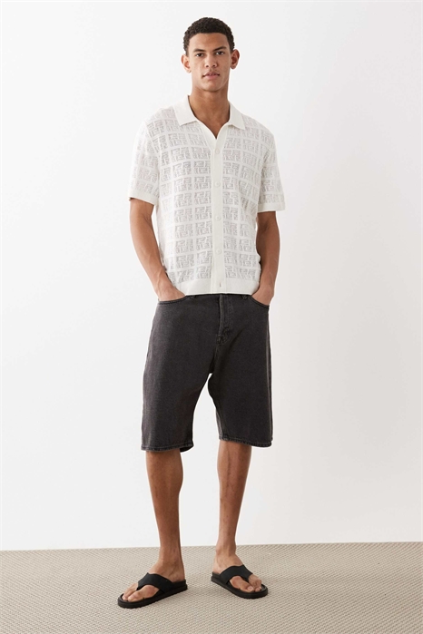 Шорты из джинсовой ткани свободного кроя от Alex артикул 155174907