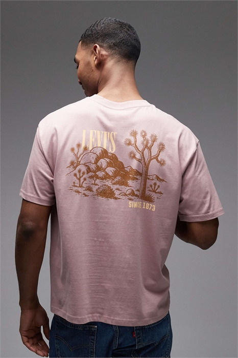 Футболка прямого кроя с рисунком на спине артикул 150149191