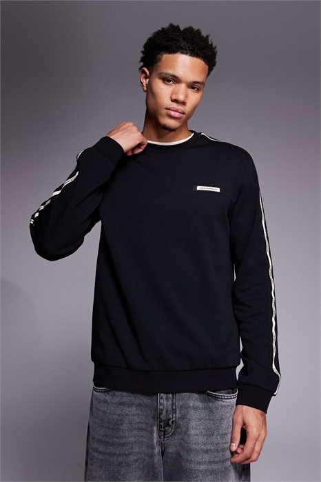 Свитшот Armani EA7 с логотипом на ленте артикул 153989271