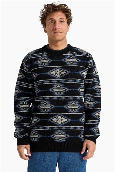 Свитер «Ранчеро» с круглым вырезом из акрила и шерсти артикул 150723955