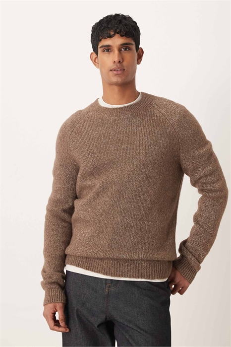 Свитер из смешанной шерсти в оттенках «соль и перец» артикул 151559891