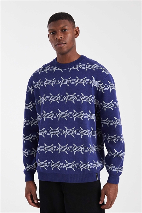 Свитер из трикотажа с монограммой и застежкой артикул 153252891