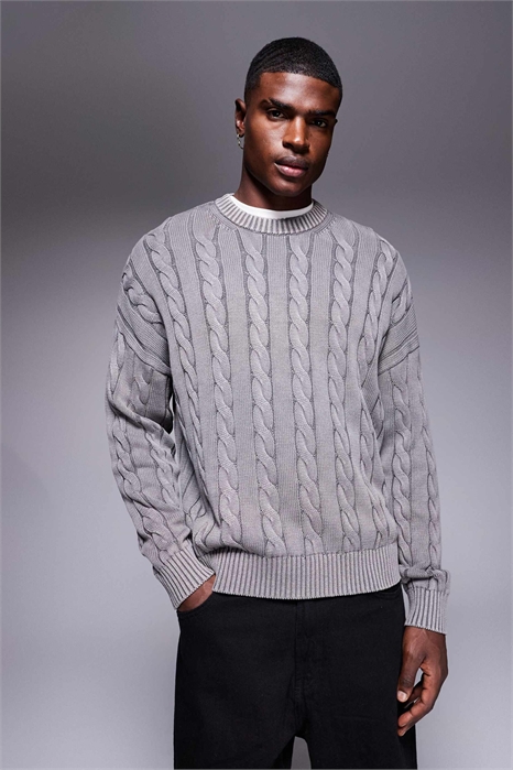 Свитер крупной вязки артикул 148999666