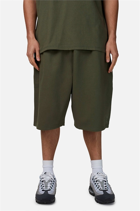 Шорты из трикотажа свободного кроя с монограммой артикул 156412164