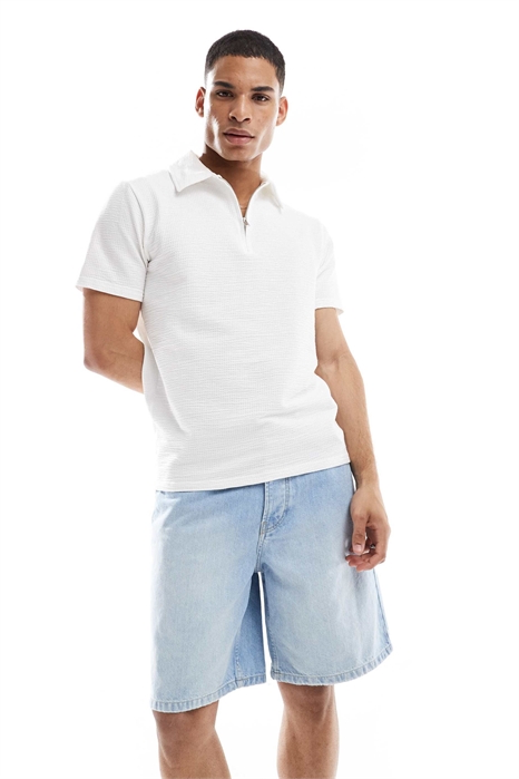 Шорты из джинсовой ткани свободного кроя артикул 147589647