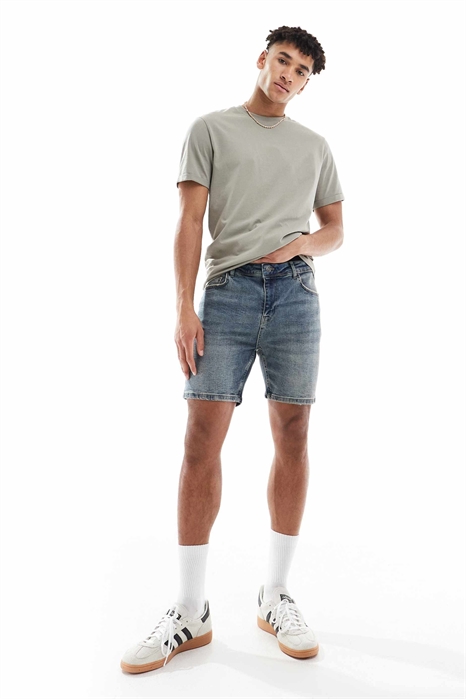 Мужские шорты приталенного кроя артикул 143453152