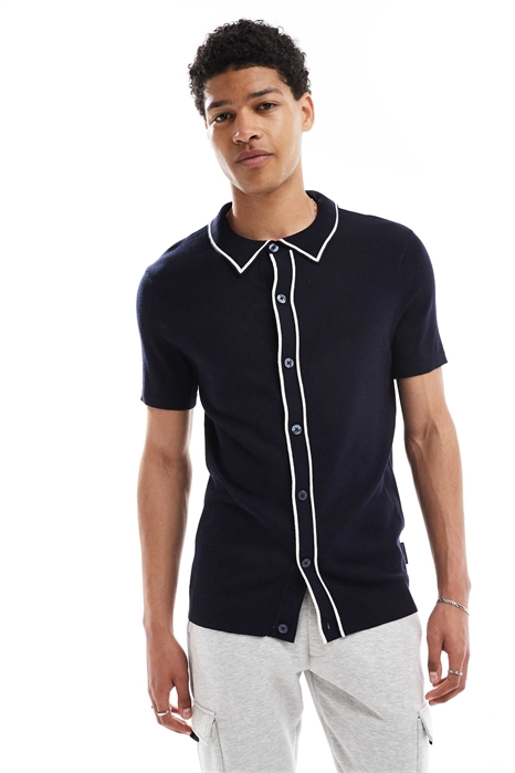 Поло с отложным воротником из трикотажа от French Connection артикул 143175053