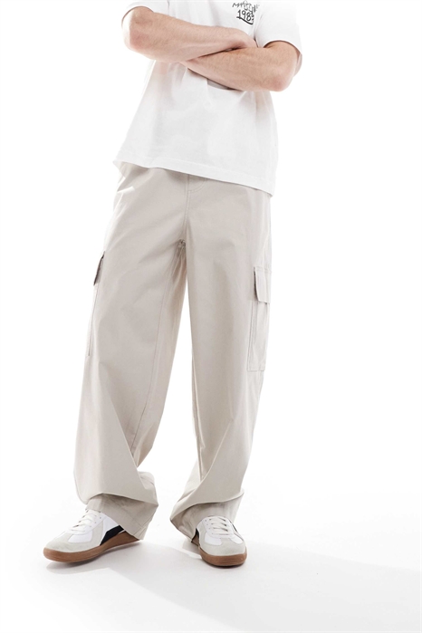 Широкие брюки в стиле кэжуал с резинкой на талии артикул 142542401