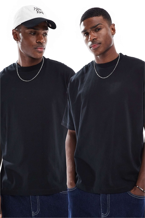 Набор из 2-х футболок свободного кроя Essentials артикул 142201732