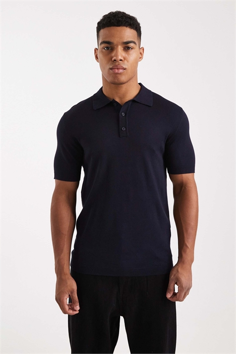 Трикотажная рубашка-поло артикул 127108836