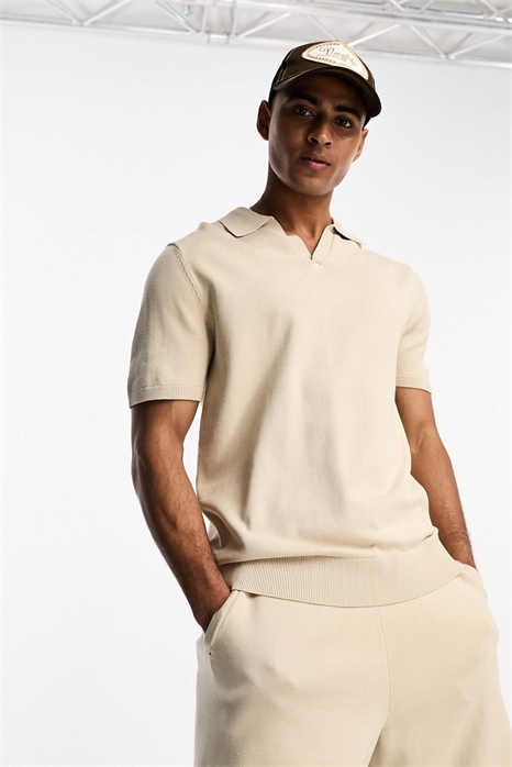 Трикотажная рубашка-поло co-ord артикул 125688487