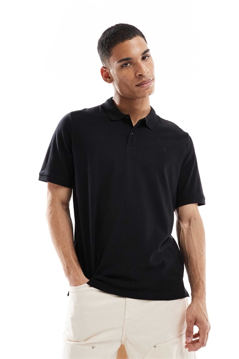 Поло с логотипом из пике, приталенный крой артикул 118822002