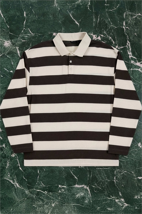 Полурубашка для регби с длинными рукавами из плотной ткани артикул 150669470