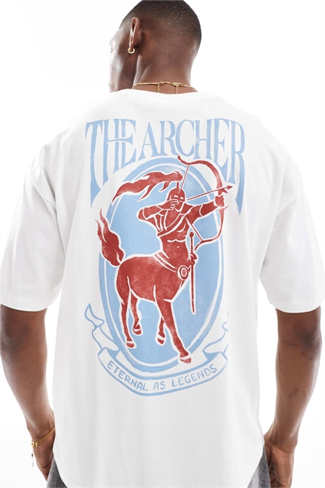 Футболка с крупным принтом артикул 143055167