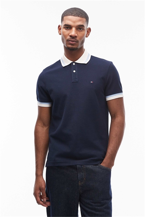 Полурубашка с контрастным воротником артикул 151484294