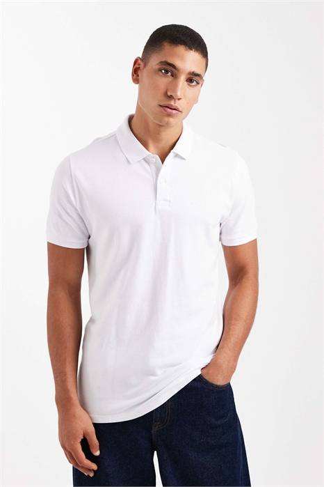 Поло с логотипом в виде значка и короткими рукавами артикул 152665092