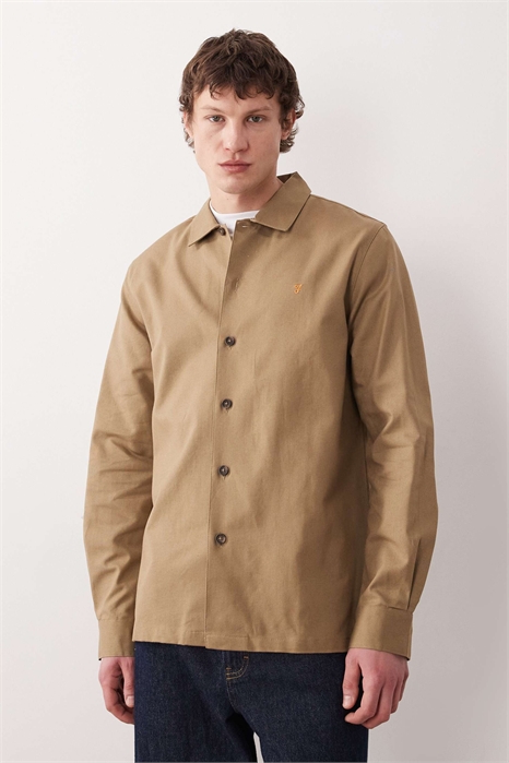 Рубашка с логотипом и пуговицами Callier артикул 154833207