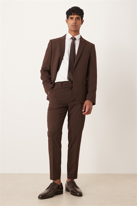 Брюки зауженного кроя артикул 148608919