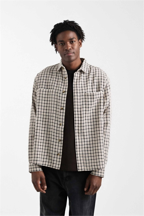 Рубашка в крупную клетку артикул 149275489